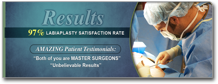 97 percent labiaplasty satisfaction rate